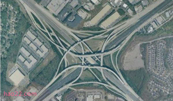 世界上复杂立交桥 远超重庆3D立交桥 