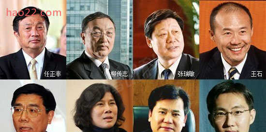 2014中国十大最具影响力的商界领袖 